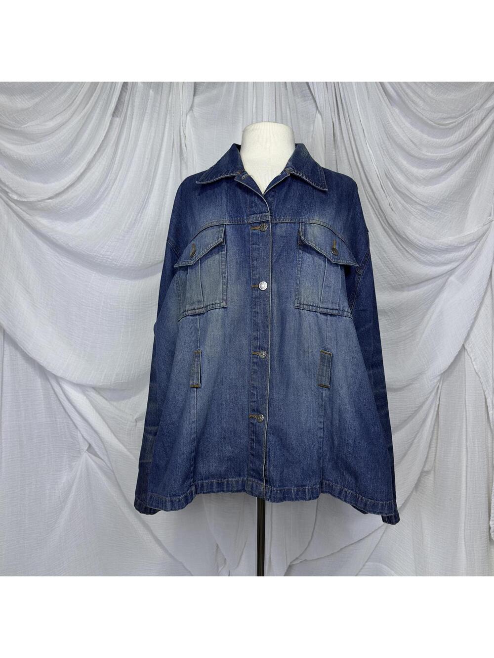 Vintage Y2K Classic Streetwear Me and You Denim Jacket 4X